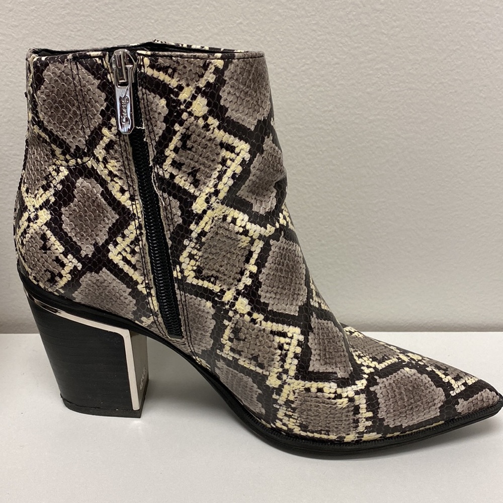Circus by Sam Edelman Cal Cashmere Snake Print Ankle Boot
